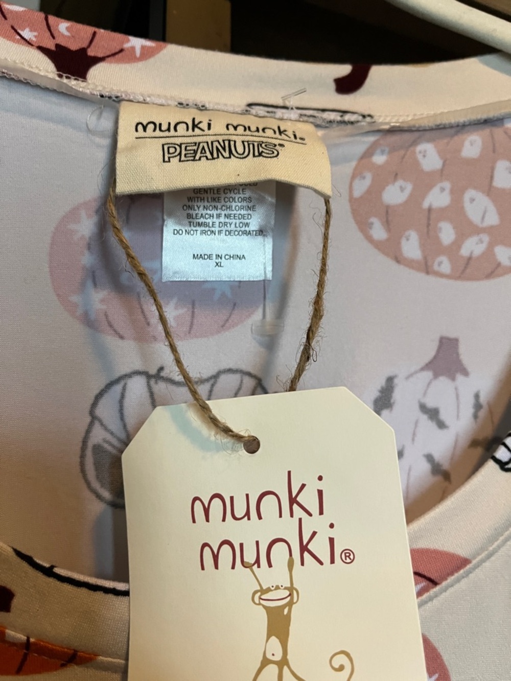 munki munki Snoopy Pumpkin Print Night gown - Picture 2 of 3